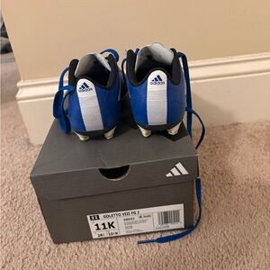Adidas Kids Blue and White Sneakers
